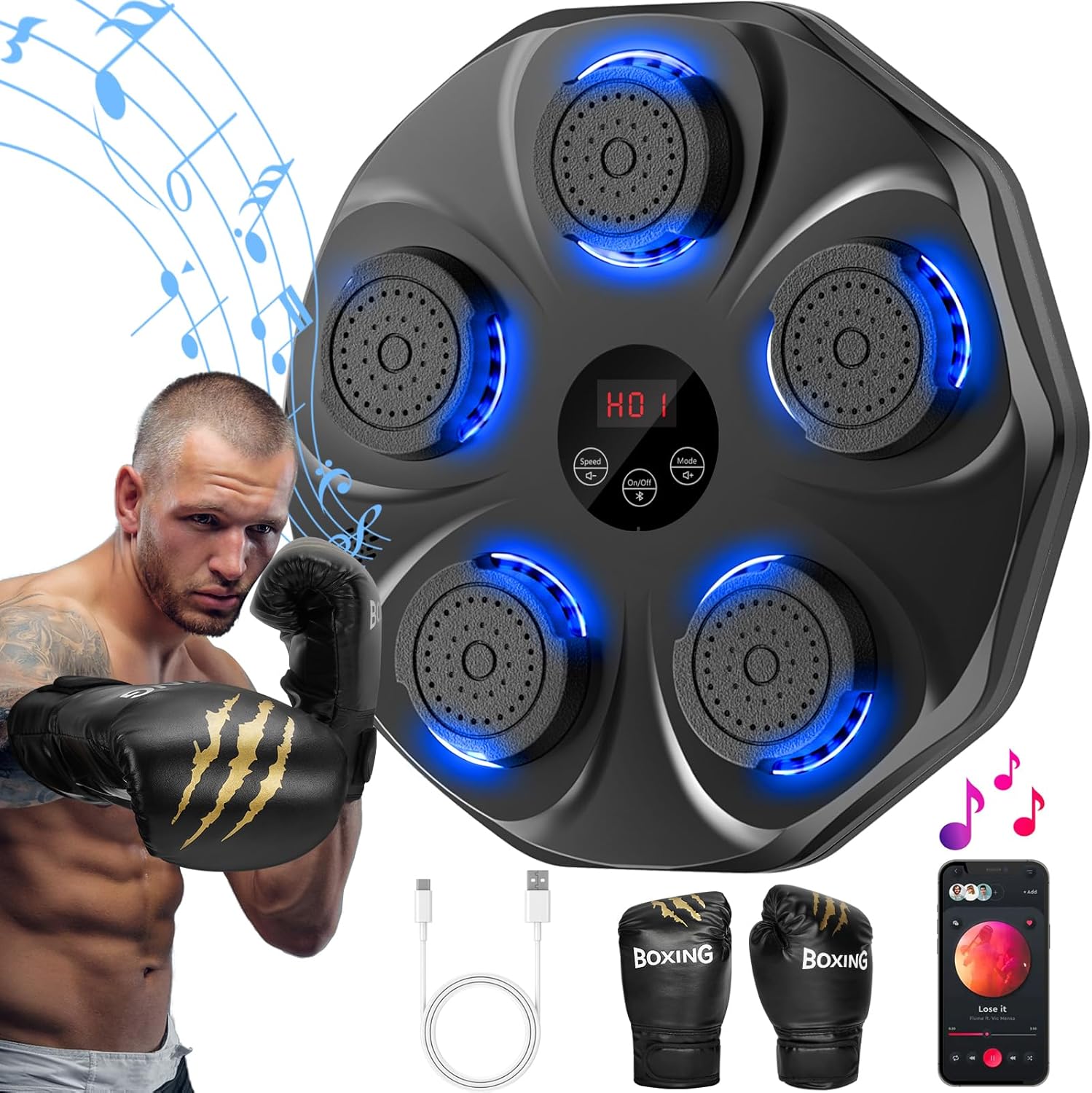 Music boxing machine wall-mounted target
Interactive punching trainer with boxing gloves
Large-size electronic boxing target for adults and kids
9 modes boxing trainer for home gym fitness
Adjustable speed wall-mounted music boxing machine
Interactive wall-mounted punching target for workouts
Electronic punching machine with 9 modes
Fitness and training boxing machine for kids and adults
Home boxing trainer with gloves and music integration
Wall-mounted boxing target with adjustable speeds