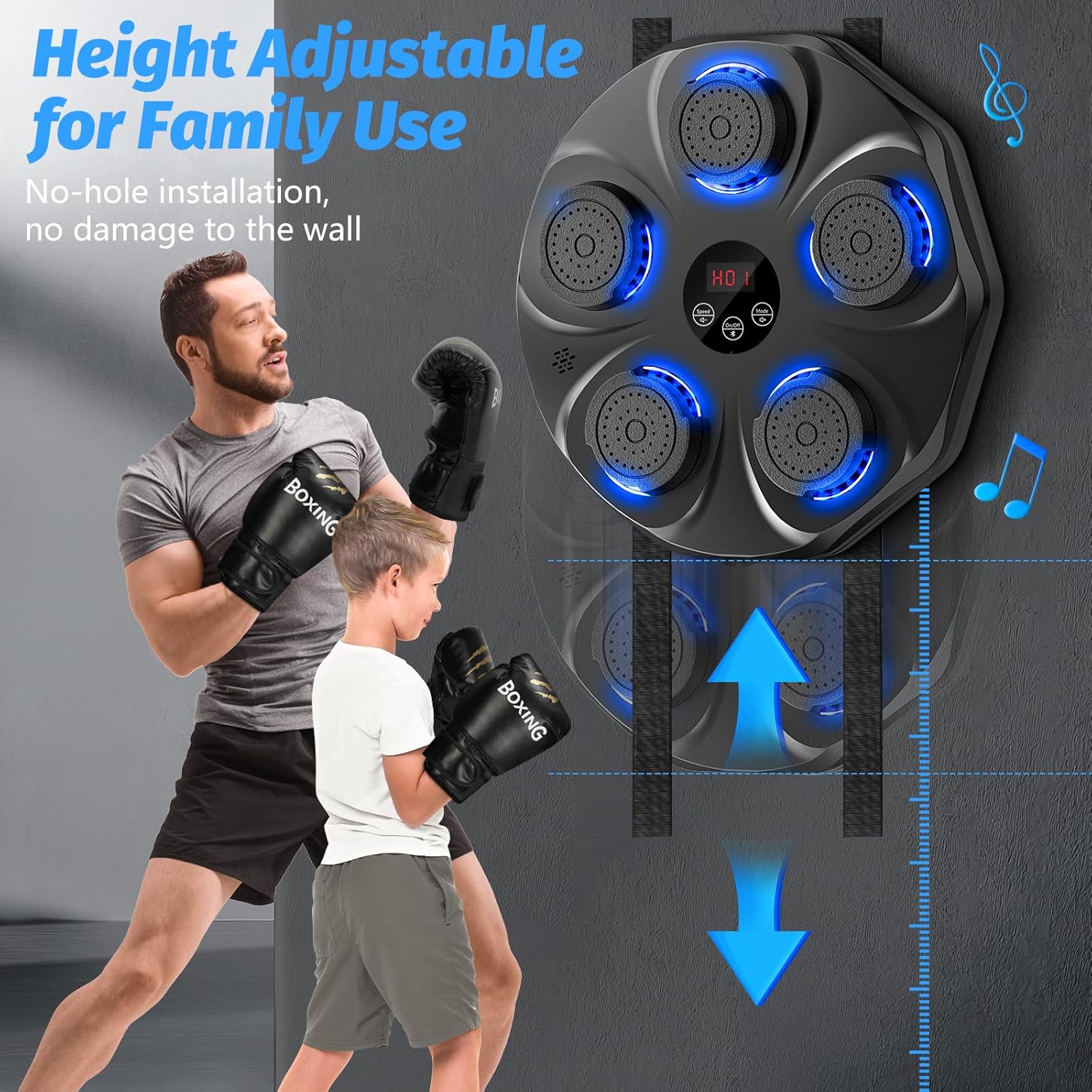 Music boxing machine wall-mounted target
Interactive punching trainer with boxing gloves
Large-size electronic boxing target for adults and kids
9 modes boxing trainer for home gym fitness
Adjustable speed wall-mounted music boxing machine
Interactive wall-mounted punching target for workouts
Electronic punching machine with 9 modes
Fitness and training boxing machine for kids and adults
Home boxing trainer with gloves and music integration
Wall-mounted boxing target with adjustable speeds